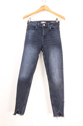 גינס סקיני שחור אפור- XS-S